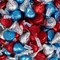 255ct Patriotic Stars & Stripes Stickered Hershey™s Milk Chocolate Bulk Kisses For Party Favors And Gifts, Parade Candy, Buffets, Treat Bags & More (2.55lb)